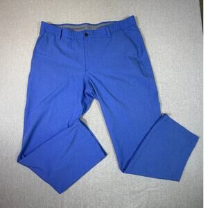 Under Armour Men's 40x32 Blue Drive Straight Leg Golf Pants Performance Stretch